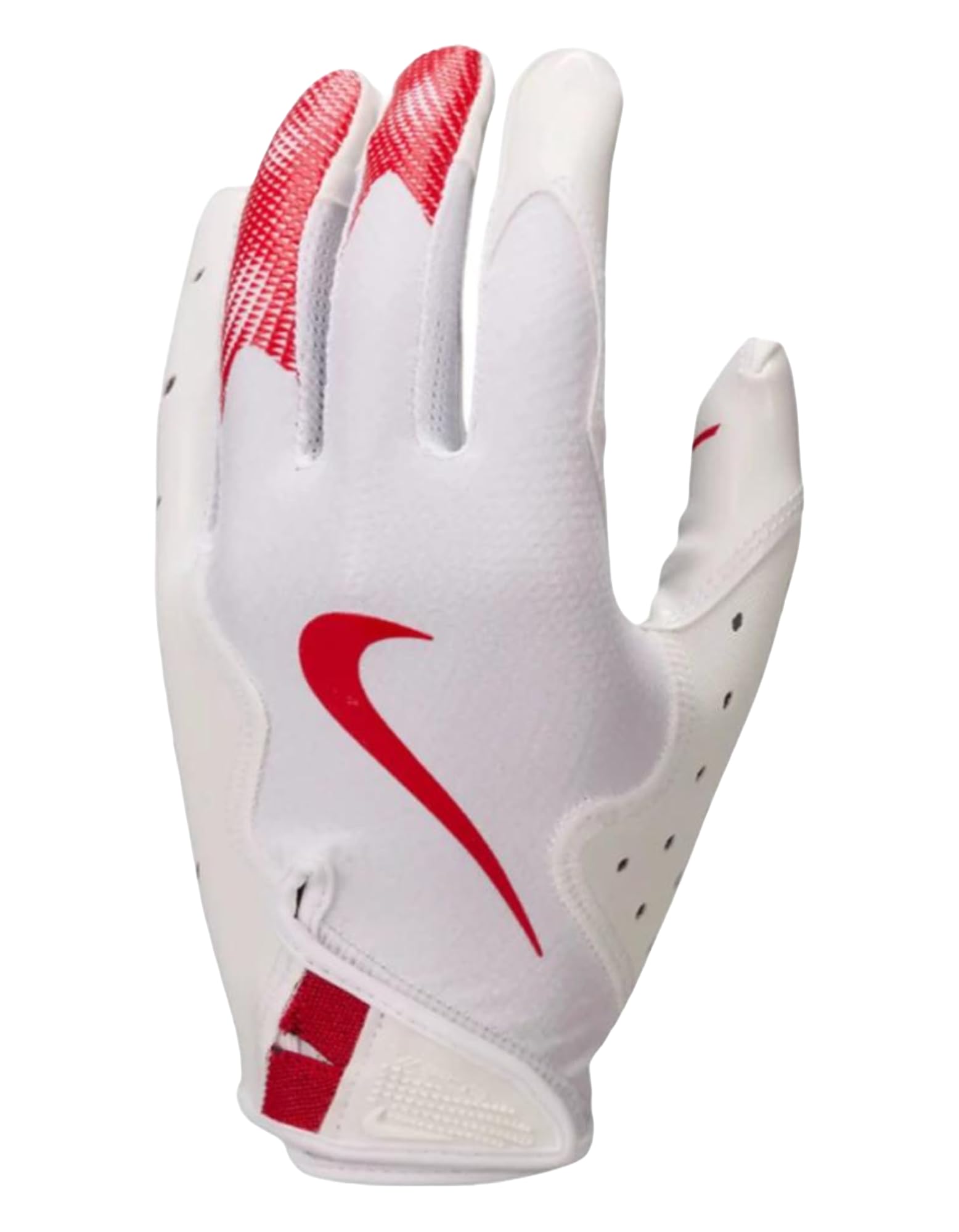 Nike Vapor Jet 8.0 Football Gloves White | White | Red X-Large